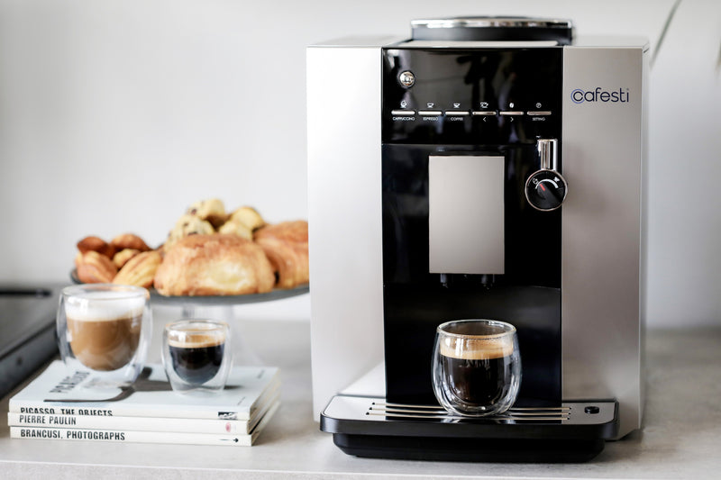 automatic coffee machine and americano